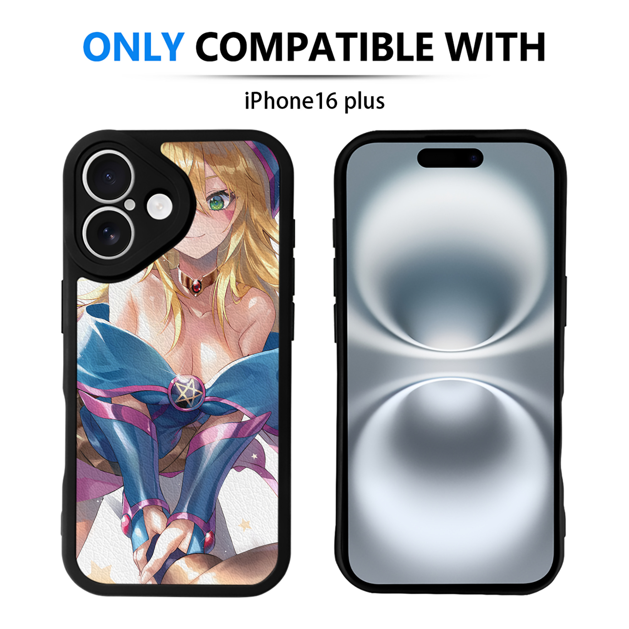 （画像用） 遊☆戯☆王 Yu-Gi-Oh! 【iPhone 16シリーズ対応】シリコンスマホケース（レザー調） 材質：シリコン